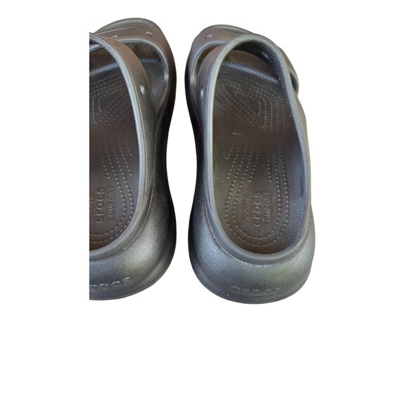 Crocs Unisex Classic Crush Sandal BLACK US M8/W 10 - Picture 9 of 12